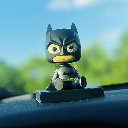 ITUBLE Cartoon Bobblehead Car Dashboard Decor 1 Count | Cute Anime Car Accessory with Phone Holder thumbnail 4