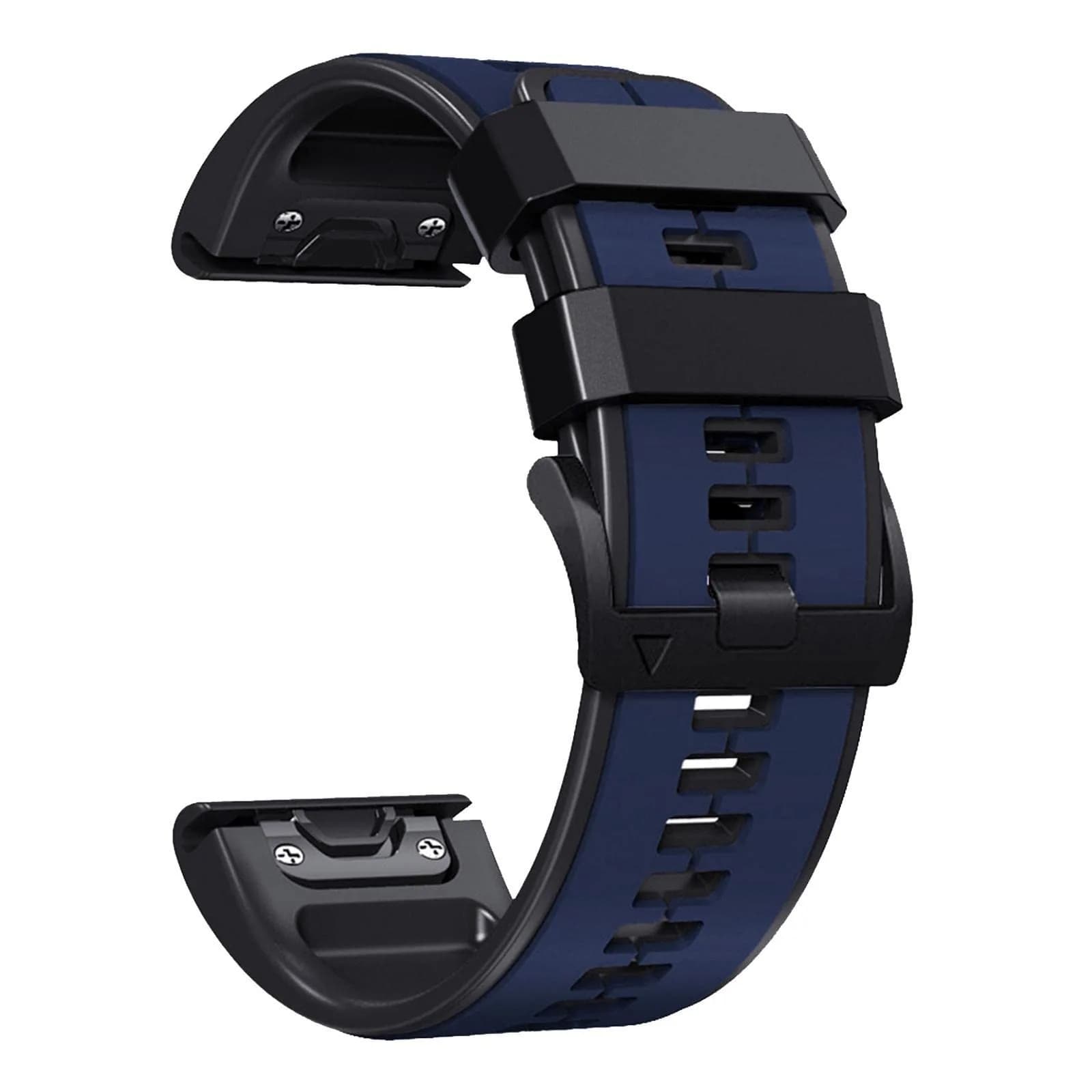 Abanen Quick Fit 22mm Silicone Watch Band for Garmin 955, Fenix 7, epix 2, Instinct 2 Solar | Waterproof Sport Strap