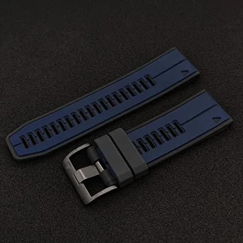 Abanen Quick Fit 22mm Silicone Watch Band for Garmin 955, Fenix 7, epix 2, Instinct 2 Solar | Waterproof Sport Strap thumbnail 8