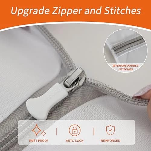 Polecasa Mesh Laundry Bags 3 Pack (Large, Medium, Small) | Protects Delicates, Zippered Closure, Washer & Dryer Safe thumbnail 4