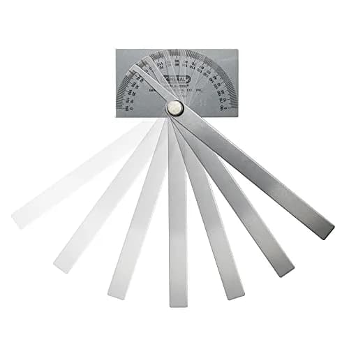 General Tools #17 Stainless Steel Angle Protractor Square Head with 6" Arm & Tungsten Carbide Scribe | 20cm (8") thumbnail 3