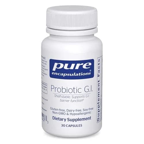 Pure Encapsulations Probiotic G.I. 30 Capsules | 10 Billion CFU Per Capsule for Digestive & Immune Support thumbnail 1