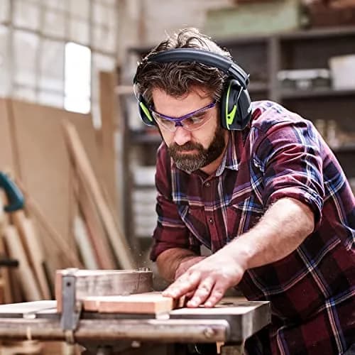 Dr.meter Hearing Protection Earmuffs 31dB SNR Noise Reduction with Adjustable Headband | Foldable & Portable for Adults & Kids thumbnail 2