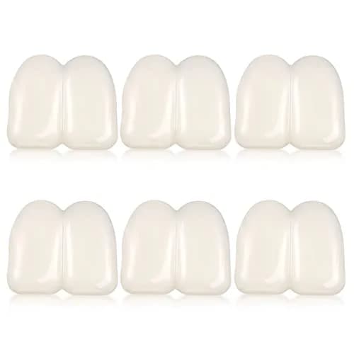 LEIFIDE Fake Buck Teeth Caps 1.7 x 2 cm (0.67 x 0.79 inches) | Realistic White Resin Fangs for Halloween Cosplay thumbnail 1