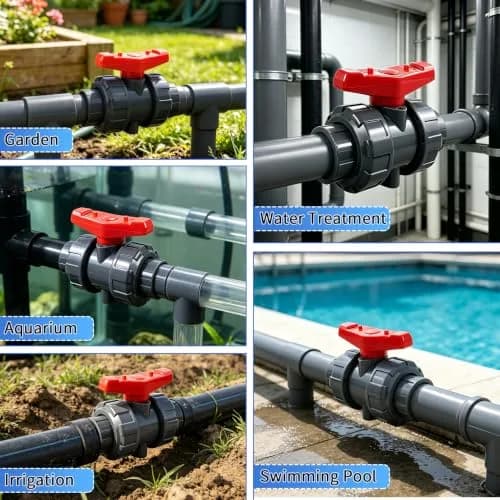 Boltigen 2 Inch PVC True Union Ball Valve | Full Port 150 PSI Water System Valve thumbnail 7