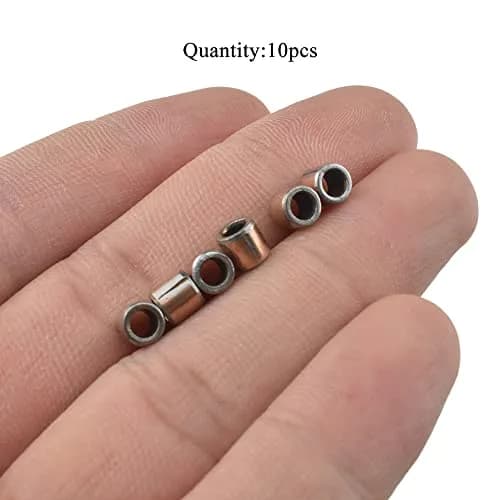 Acoeitl Steel Sleeve Bushing Bearing 3mm Bore x 5mm OD x 5mm Length Bronze No Oil Tight Fit thumbnail 5