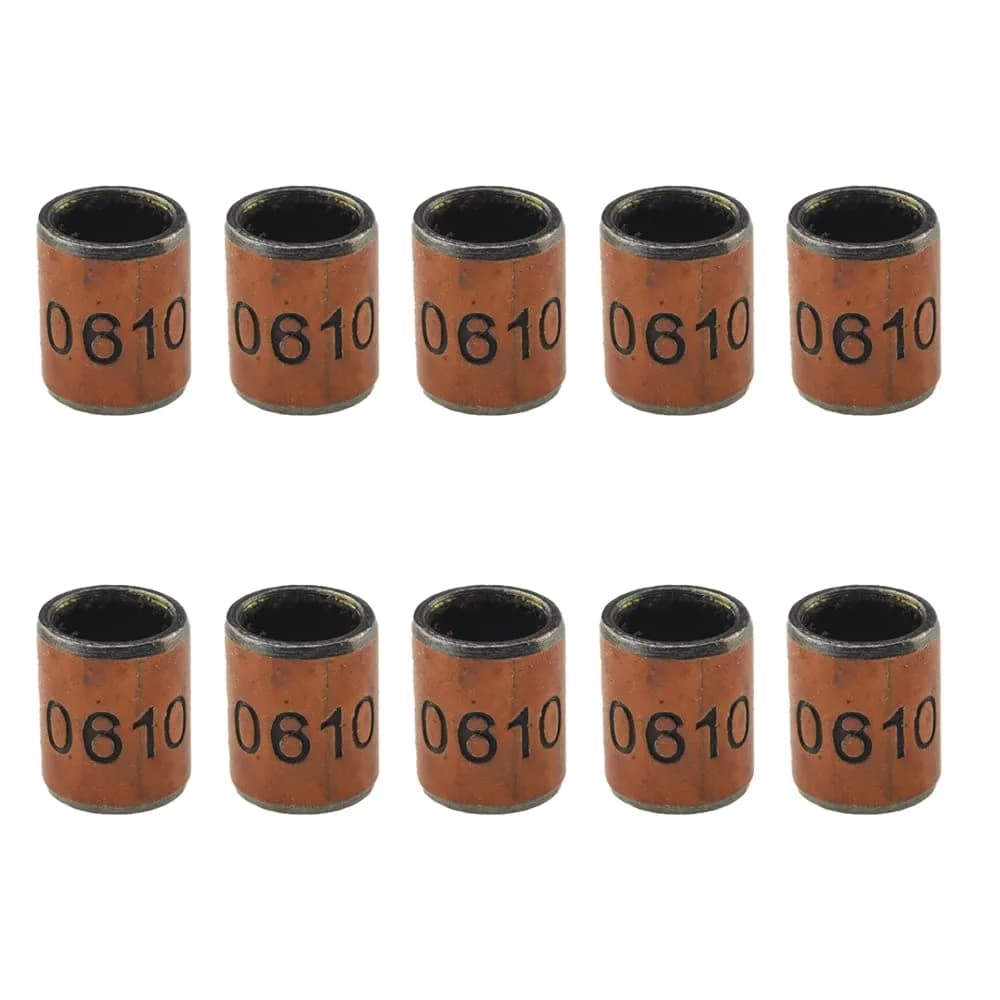 Acoeitl Steel Sleeve Bushing Bearing 6mm Bore x 8mm OD x 10mm Length | Tight, Oil-Free, No Rattle, 10Pcs - main product image