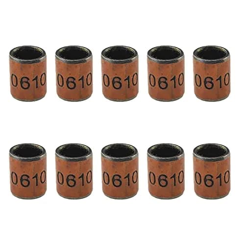 Acoeitl Steel Sleeve Bushing Bearing 6mm Bore x 8mm OD x 10mm Length | Tight, Oil-Free, No Rattle, 10Pcs thumbnail 1