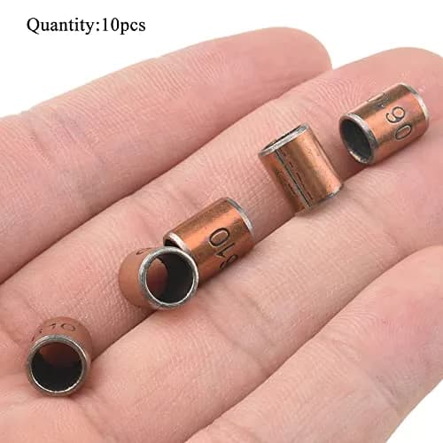 Acoeitl Steel Sleeve Bushing Bearing 6mm Bore x 8mm OD x 10mm Length | Tight, Oil-Free, No Rattle, 10Pcs thumbnail 6