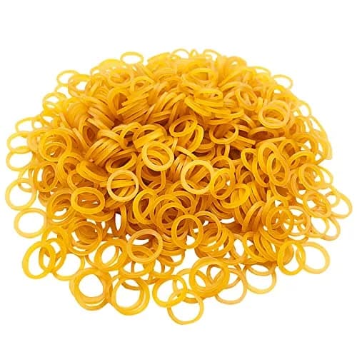 PET SHOW 3000pcs (300g) Black Rubber Bands for Pet Hair Grooming | Strong Hold, 10mm Diameter thumbnail 1