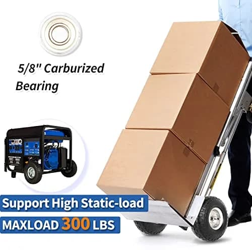 GICOOL 4.10/3.50-4" Pneumatic Tire and Wheel Set | 10" Diameter, 4 Pack, 2.2" Offset Hub, 5/8" Axle Bore thumbnail 3