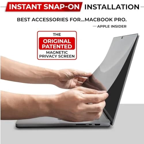 SightPro Magnetic Privacy Screen for MacBook Air 13.6 Inch (M2-M5) | Protects Screen & Data thumbnail 3