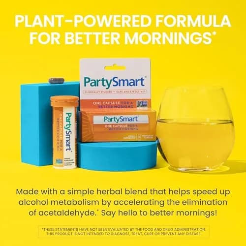 Himalaya PartySmart Liver Support Capsules | Better Morning After Drinking Support (120 characters) thumbnail 4