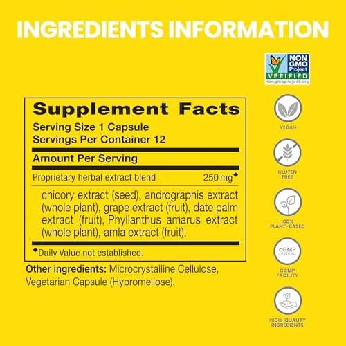 Himalaya PartySmart Liver Support Capsules | Better Morning After Drinking Support (120 characters) thumbnail 2