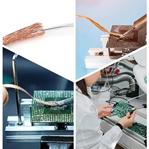 BENECREAT 3mm Flat Copper Braided Ground Strap 8m (26ft) | 1.5mm² Conductor for Noise Reduction thumbnail 7
