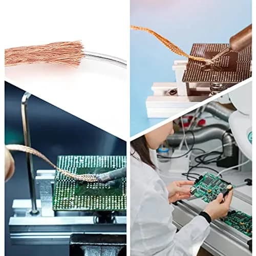 BENECREAT Flat Braided Pure Copper Wire 4m (13Ft) | 9mm Wide, 1mm Thick, 4mm² Cross-Section for Grounding & Noise Reduction thumbnail 7