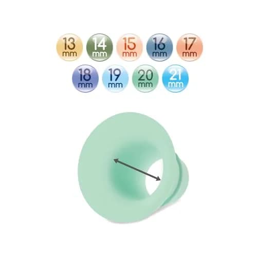 Maymom 21mm Flange Inserts for 24mm Breast Shields | BPA-Free Silicone, 2-Pack thumbnail 7