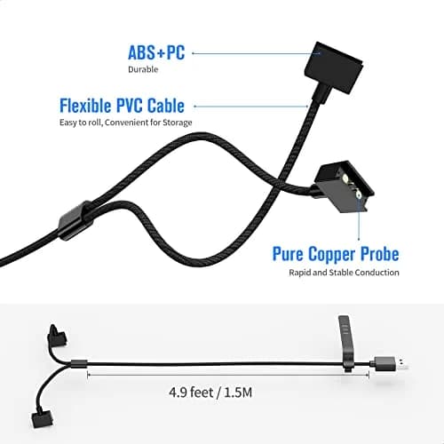 Soarking Replacement Charger Cable 1.5m (5 ft) for Razer Anzu Smart Glasses thumbnail 2