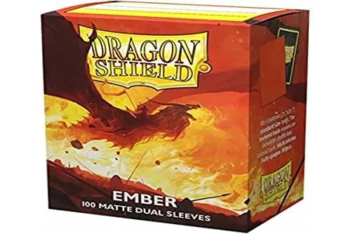 Dragon Shield Matte Dual Standard Size Card Sleeves 100 CT Ember | Smooth & Tough Premium TCG Sleeves thumbnail 5