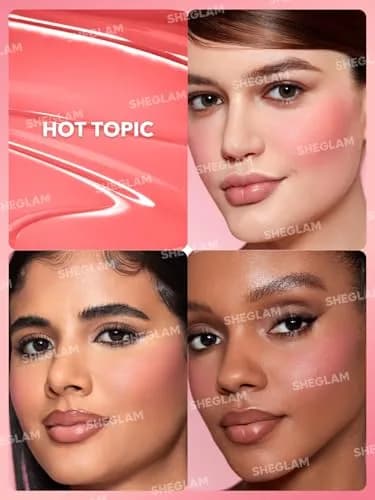 SHEGLAM Liquid Blush for Cheeks Rose Ritual | Matte Finish, Hydrating, Waterproof (0.18 Fl Oz) thumbnail 7