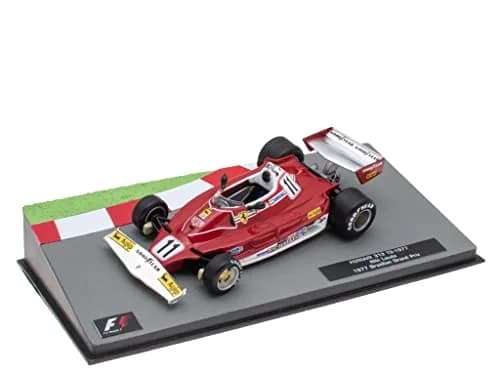 OPO 10 - Miniature Formula 1 Car 1/43 Red | Compatible with Ferrari 312 T2 1977 thumbnail 1