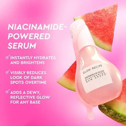 Glow Recipe Watermelon Niacinamide Dew Drops Serum 80ml (2.7 Fl Oz) | Brightening & Hydrating Face Serum thumbnail 6