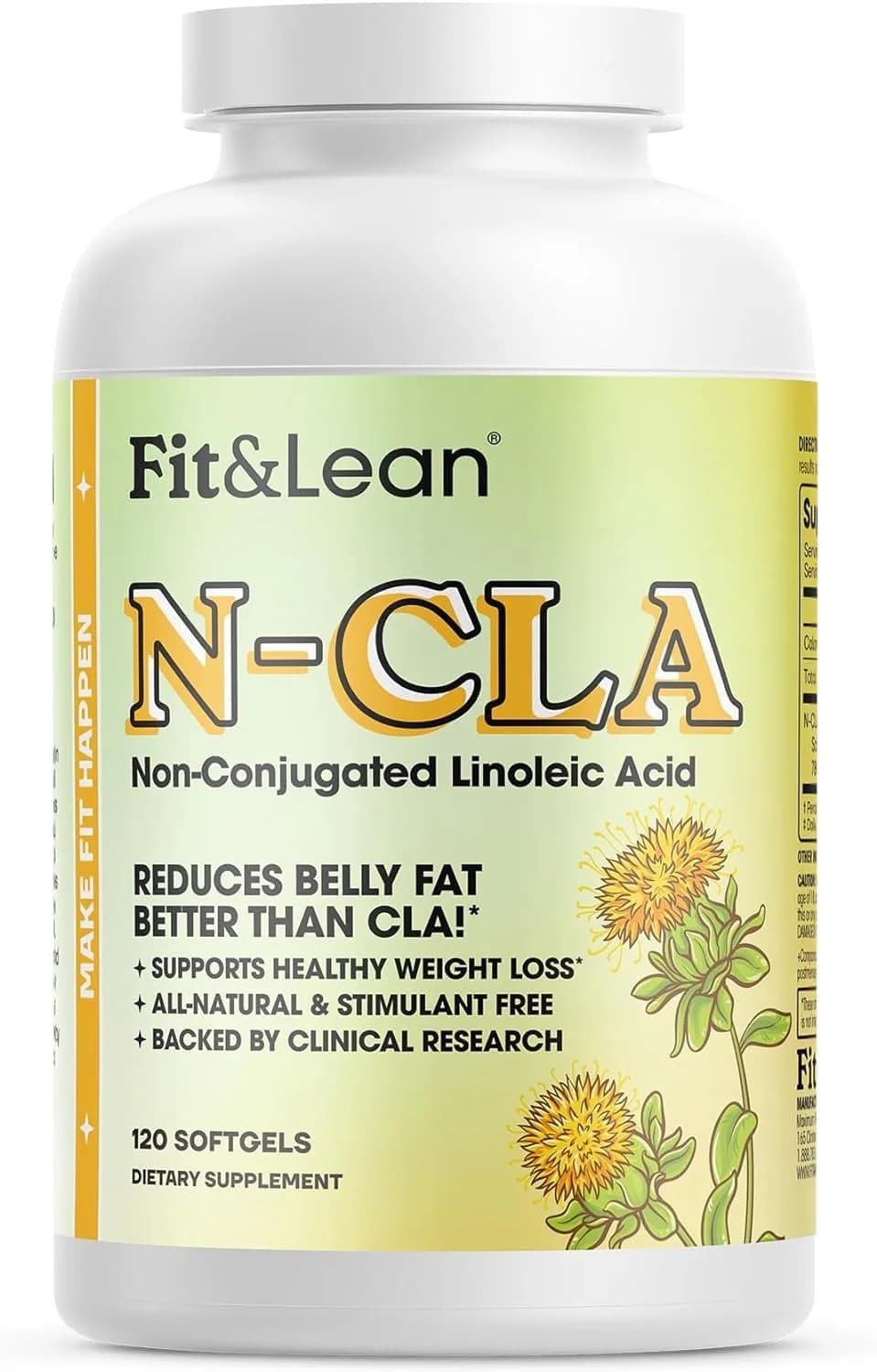Fit & Lean N-CLA 120 Serv | Supports Belly Fat Reduction & Lean Muscle - main product image