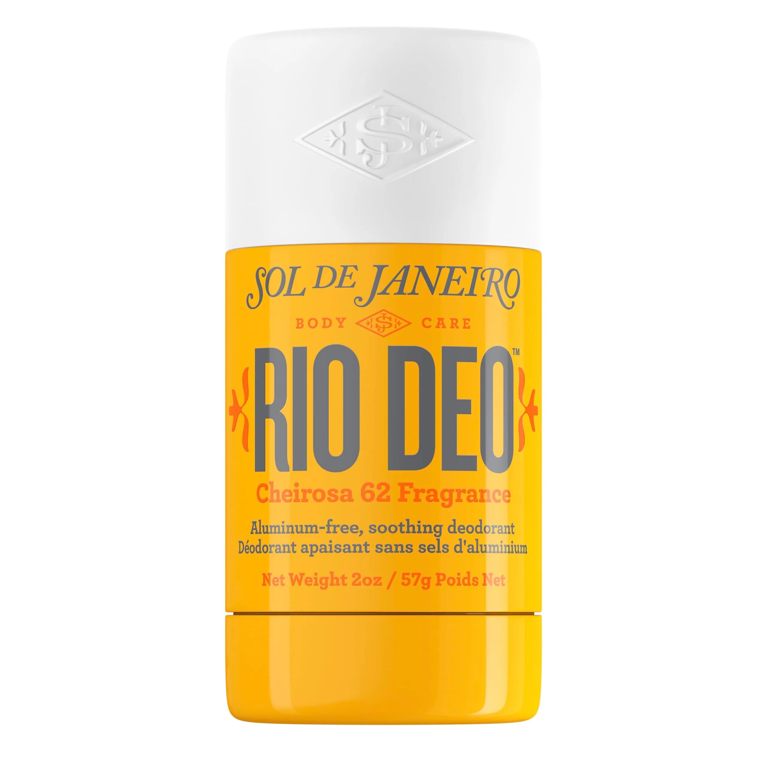 Sol de Janeiro Rio Deo - Refillable Aluminum Free Deodorant 60ml | Cheirosa 62, All-Day Odor Elimination - main product image