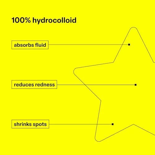 Starface Hydro-Star® Hydrocolloid Pimple Patch 96 ct | Star-Shaped Cover & Protect thumbnail 2