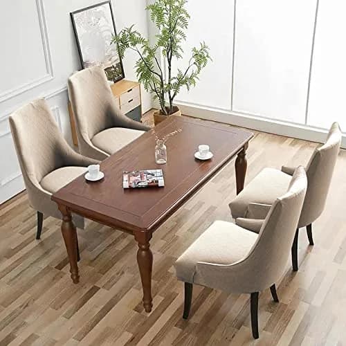 LANSHENG Reusable Wingback Chair Cover Khaki | Washable & Elastic Fit thumbnail 8