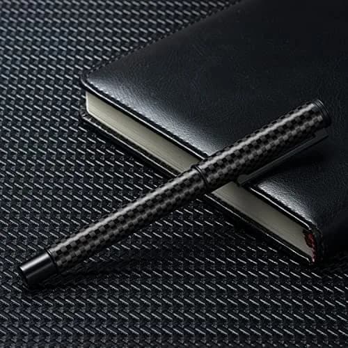 Hongdian Carbon Fiber Fountain Pen Fine Point 0.5mm (13.8cm / 5.4in) | Smooth Writing Experience thumbnail 7
