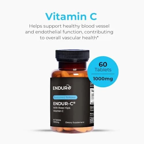 Endurance Products Sustained Release Vitamin C 1000mg with Rose Hips | Supports Immunity & Skin thumbnail 2