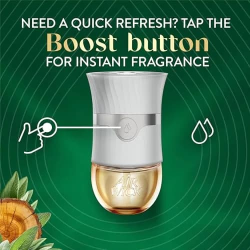 Air Wick Plug In Refill White Sage & Mahogany Essential Oil 5 Count | Continuous Fragrance Diffusion thumbnail 9