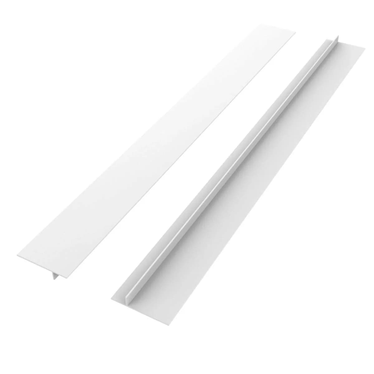 REEDTOCK Kitchen Stove Counter Gap Cover 2 Pack, 25 Inches White | Seals Gaps Between Appliances