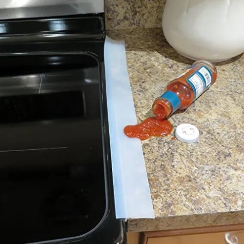 REEDTOCK Kitchen Stove Counter Gap Cover 2 Pack, 25 Inches White | Seals Gaps Between Appliances thumbnail 4