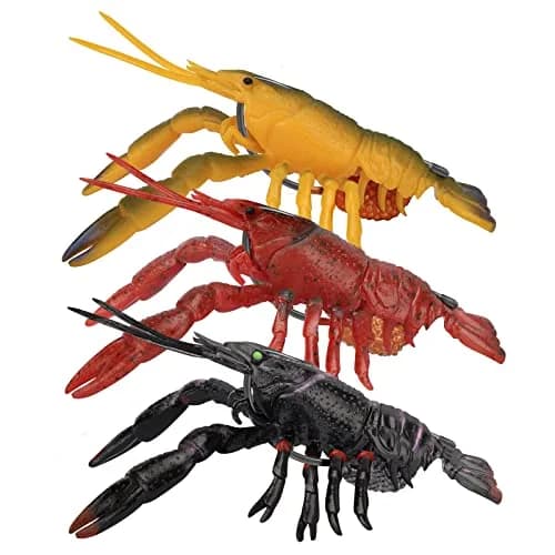 TRUSCEND Pre-Rigged Fishing Jigs 7.5cm (3in) | Lifelike Soft Crayfish Swimbait for Bass, Trout, Crappie, Walleye thumbnail 1