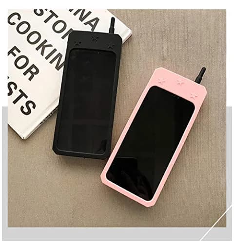 UnnFiko Retro Cellphone Silicone Case for iPhone 14 (6.1-inch) | Fun Stand Feature thumbnail 5
