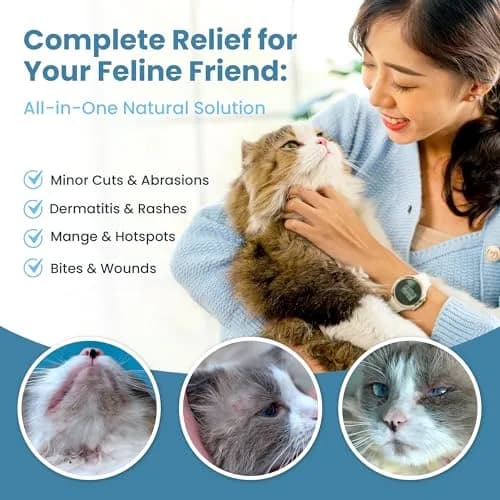 ResQ Organics Cat Paw Balm 8 oz | Hot Spot & Dermatitis Relief for Cats thumbnail 4