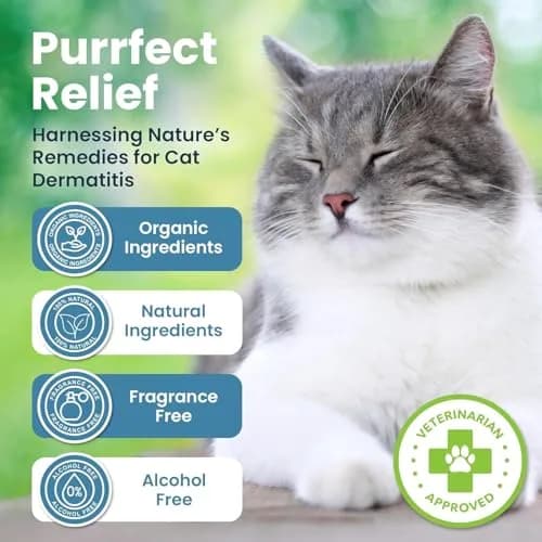 ResQ Organics Cat Paw Balm 8 oz | Hot Spot & Dermatitis Relief for Cats thumbnail 3
