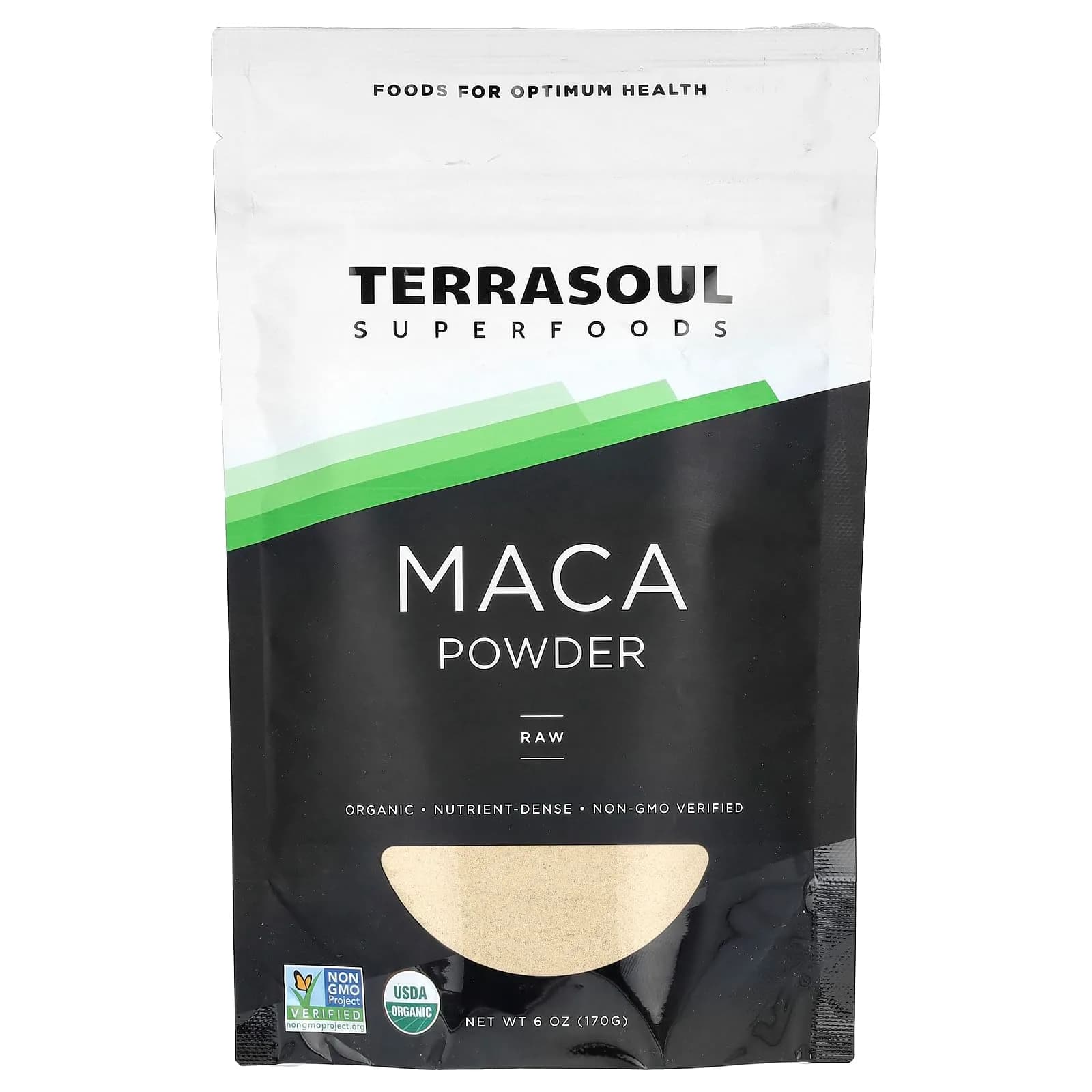 Terrasoul Superfoods Organic Raw Maca Powder 1 lb | Supports Energy & Stamina — 6 Ounce
