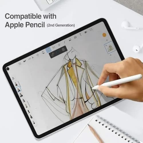 ProCase 2 Pack Privacy Screen Protector for iPad Air 5th/4th Gen & iPad Pro 11" 4th/3rd/2nd/1st Gen 10.9" | Anti-Spy Tempered Glass thumbnail 7