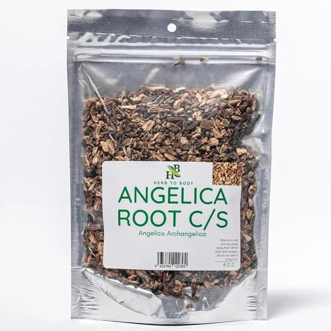 Herb To Body Angelica Root C/S 4oz | Natural Dried Root for Herbal Tea & Botanical Blends thumbnail 2