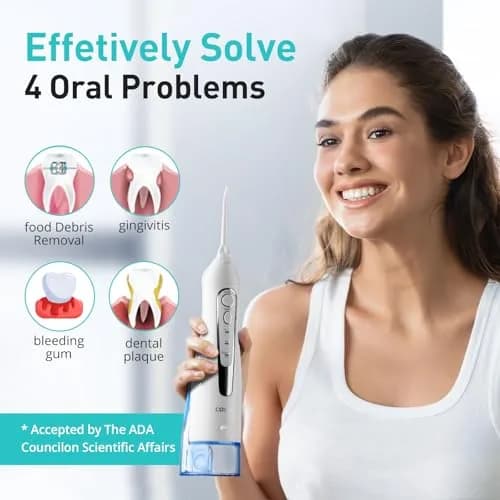 COSLUS ADA Accepted Water Dental Flosser C20 | 300ml (10.14 Fl Oz) Tank | Professional Set thumbnail 7