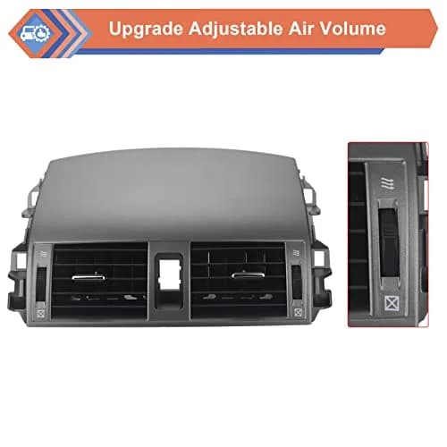 ZONFANT Adjustable Air Center Dash Fit For Toyota Corolla 2008-2013 | Manual Air Volume Control thumbnail 5