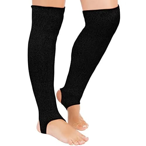 Zhanmai Cut Resistant Leg Sleeves for Safety | Breathable & Lightweight (Heel Hole Style) thumbnail 1