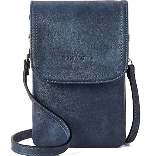 BOSTANTEN Small Crossbody Bag for Women Designer Cell Phone Purse | Vegan Leather, Compact & Stylish (4.9in x 2in x 7.1in) thumbnail 1