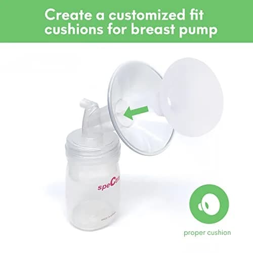 Mompmuir Breast Pump Cushion M | 25mm (0.98 Inch) Flange Insert | Reduces Pain & Improves Fit | BPA-Free Silicone thumbnail 2