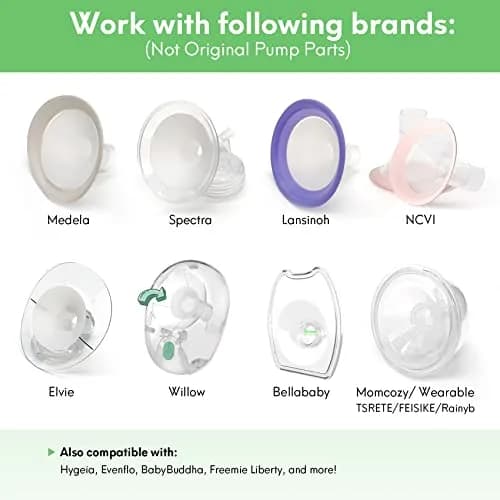 Mompmuir Breast Pump Cushion M | 25mm (0.98 Inch) Flange Insert | Reduces Pain & Improves Fit | BPA-Free Silicone thumbnail 3