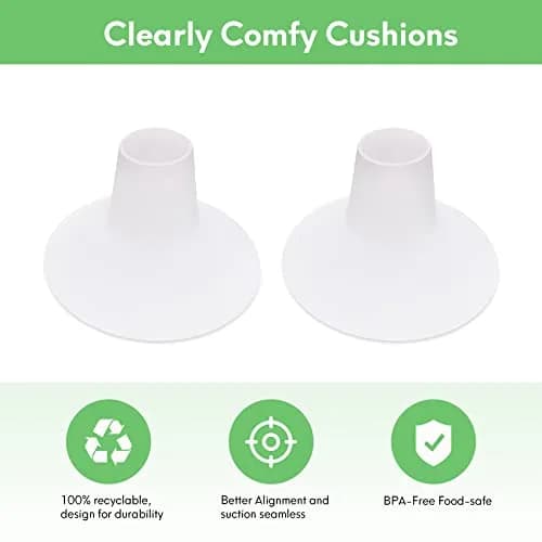 Mompmuir Breast Pump Cushion L (2 pc) | Reduces Pumping Pain, Customizes Flange Fit for 27-29mm Shields thumbnail 6