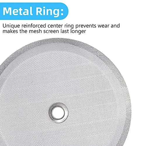 Attsky French Press Filter Replacement 4 Inch Stainless Steel Mesh | Reusable, Durable & Easy to Clean thumbnail 5
